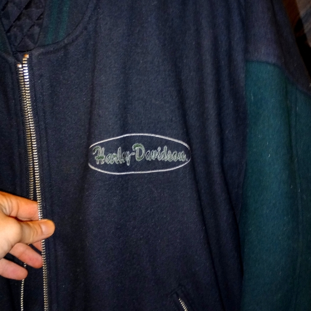 Harley Davidson thick Wool letter style jacket